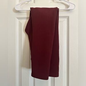 Burgundy FASHION pants